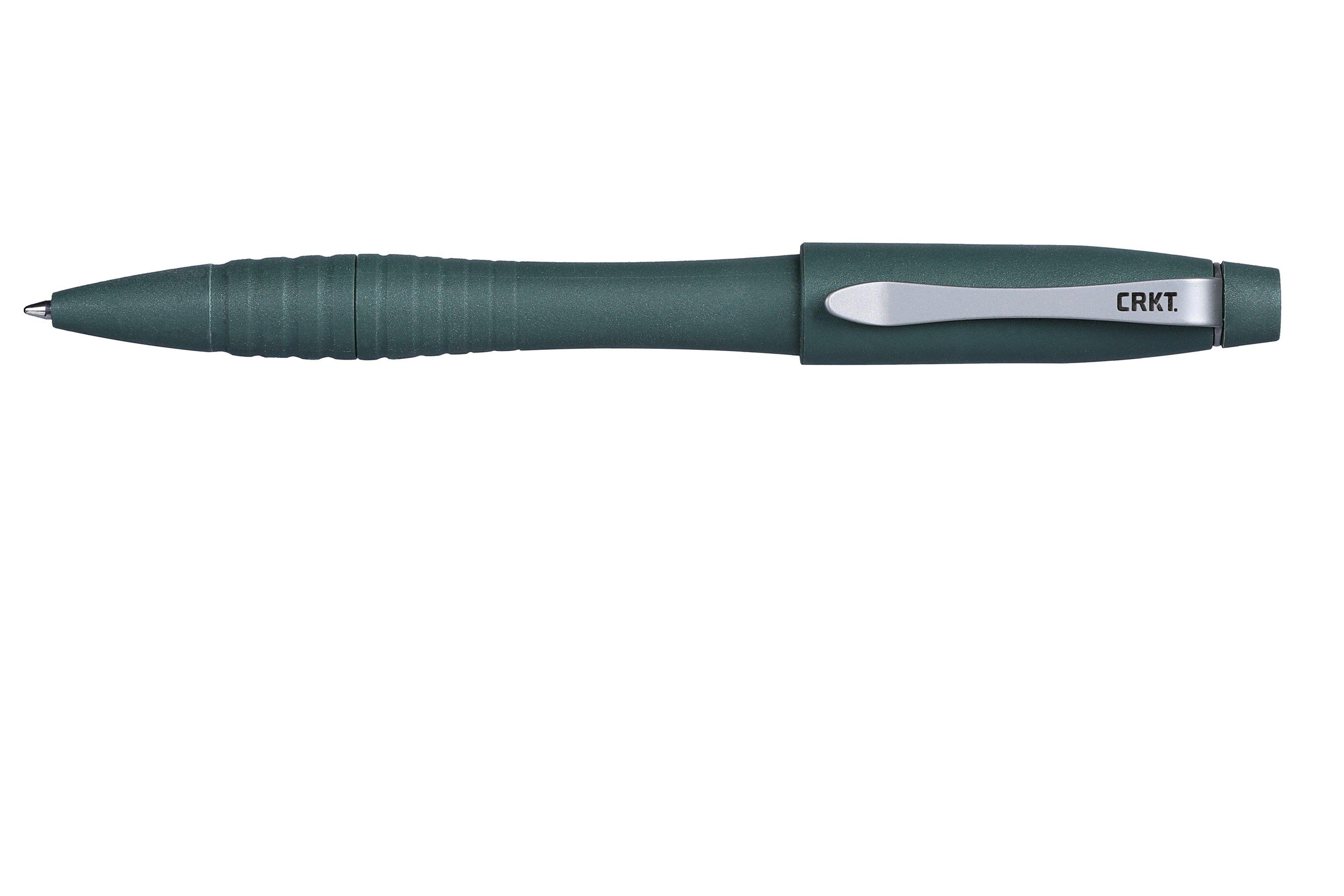 CRKT Williams Defense Pen, Green Grivory, penna tattica, design di