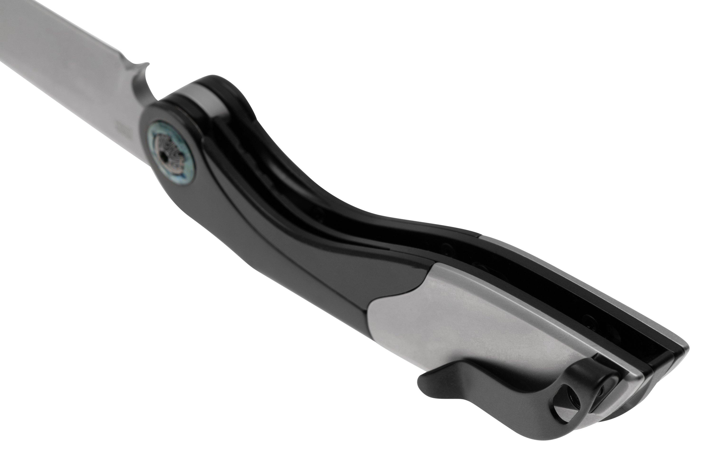 CRKT Fial 5670 Bead Blast 12C27, Black Gray Stainless Steel, navaja con ...