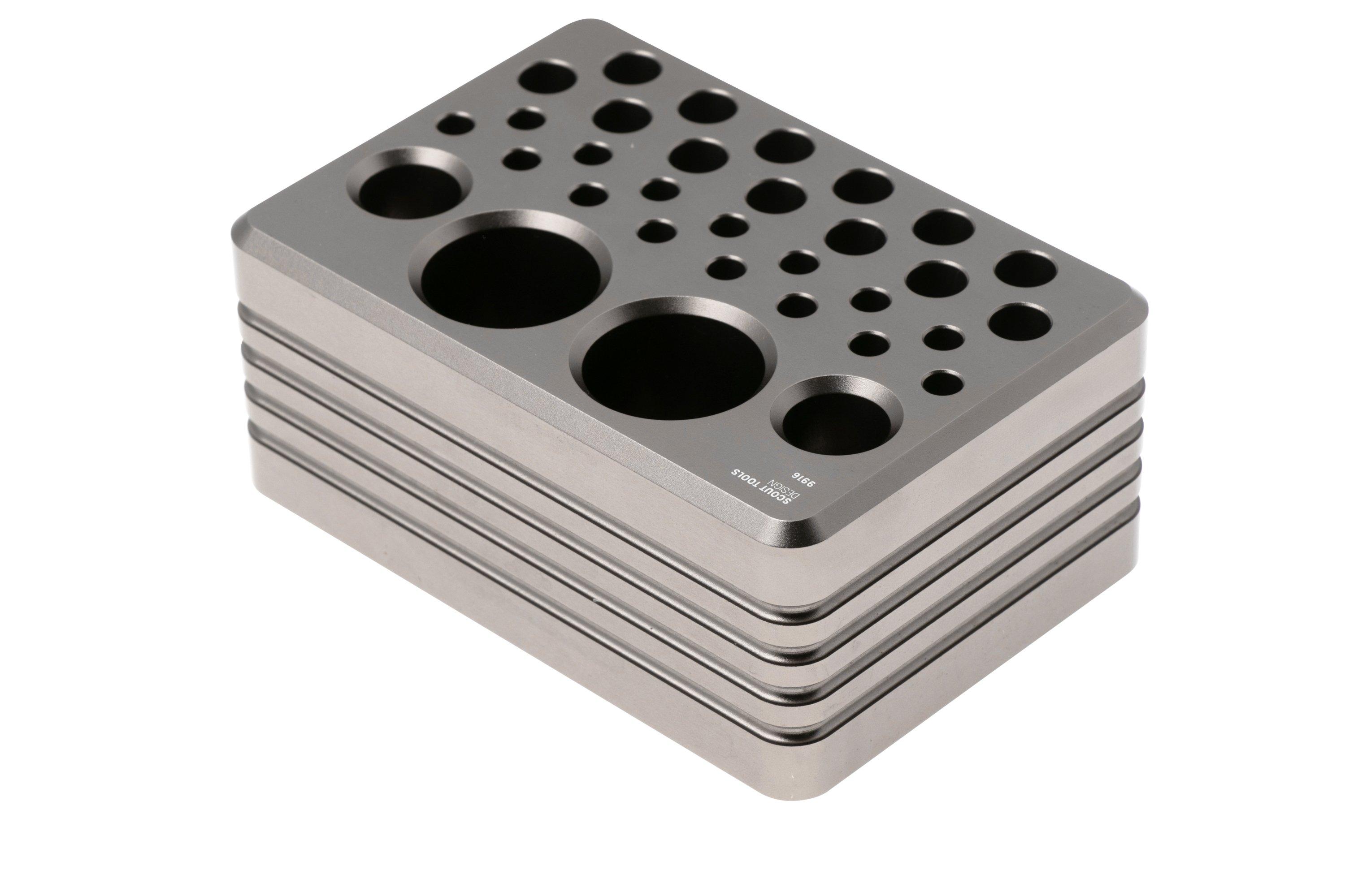 CRKT Driver And Bit Storage Block 9916 Aluminum, bit-driver- en bit ...