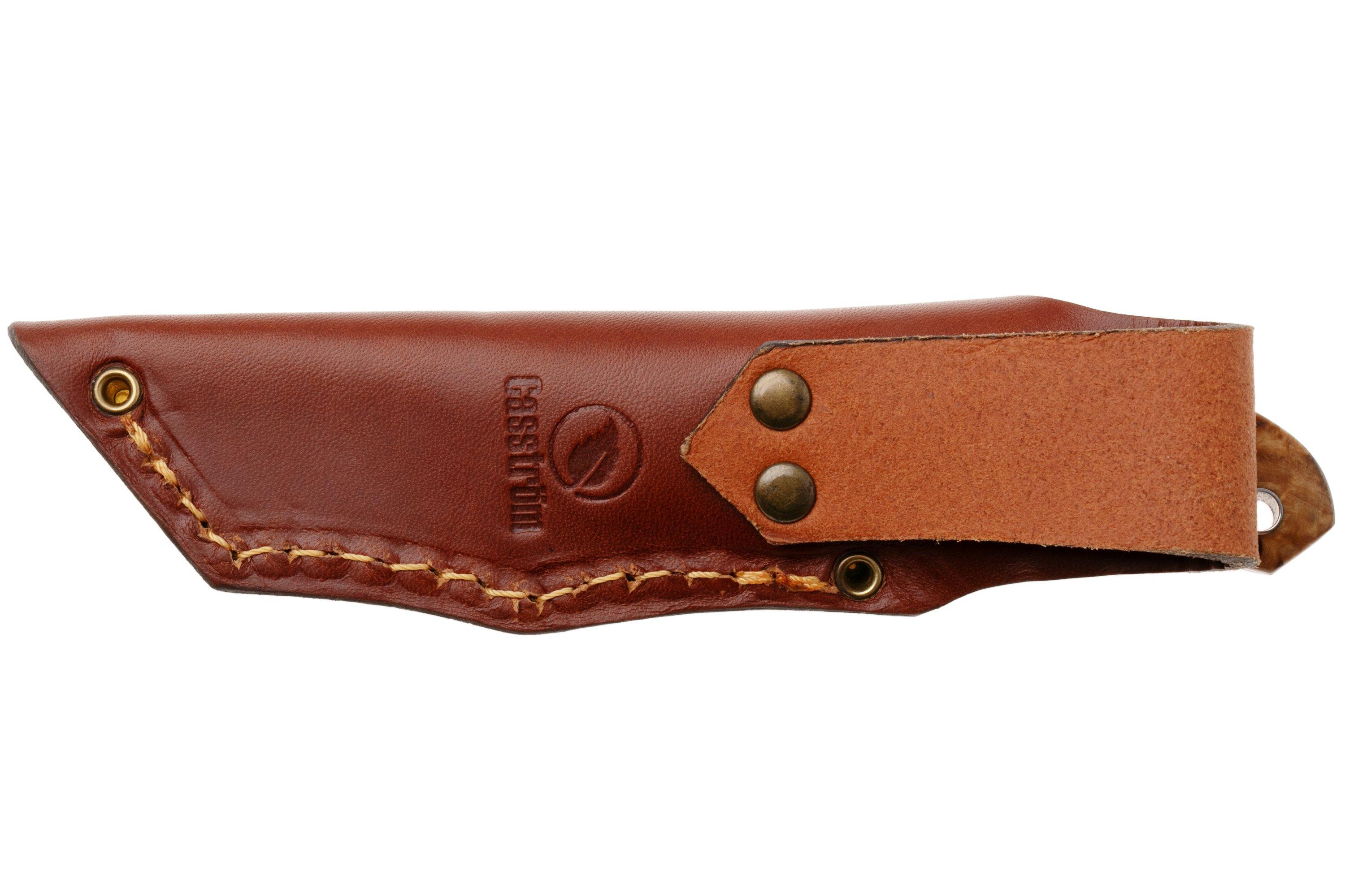 Casström Safari Curly Birch hunting knife 10618, Alan Wood design