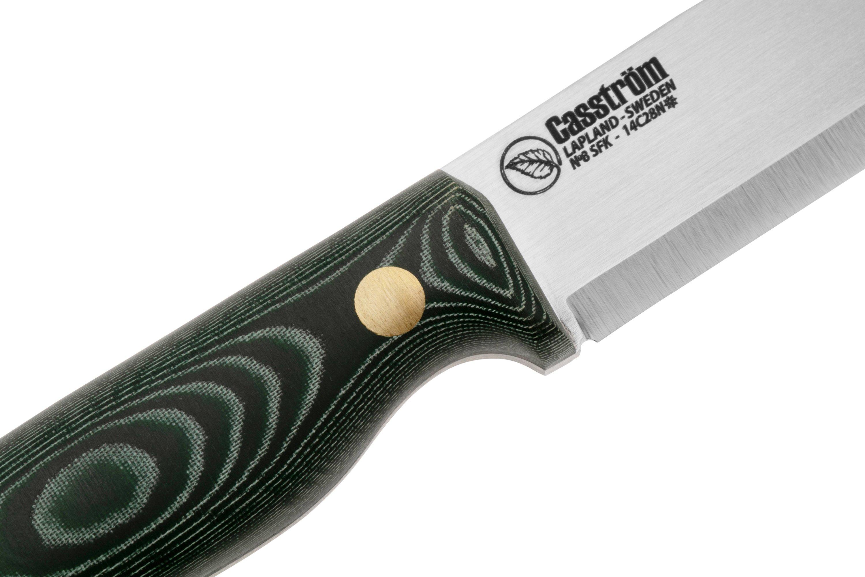 Couteau Machette Hsk Crafted Knives Lame Acier Carbone 11,5 Pouces Manche Micarta