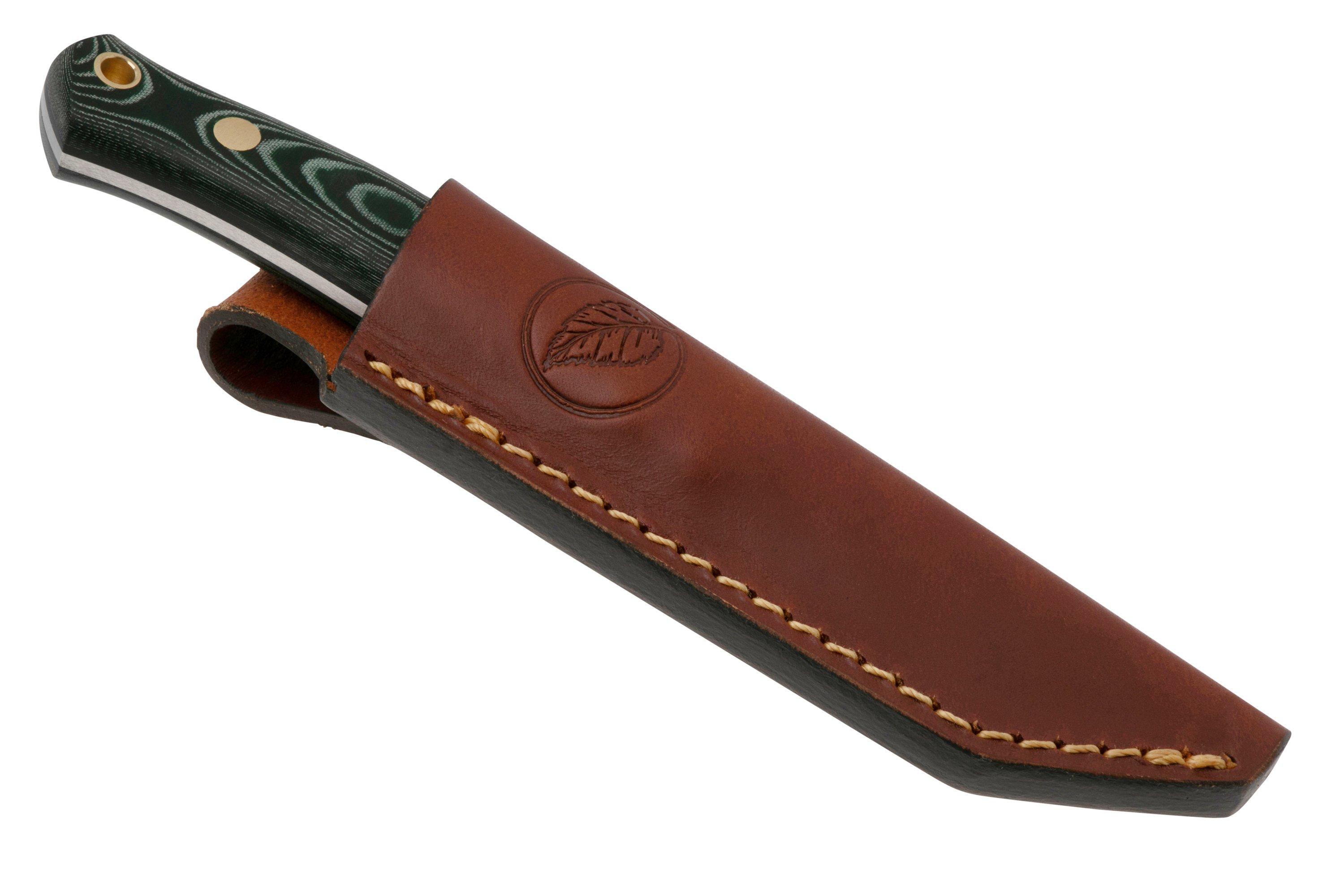 Casström No. 8 SFK 12807 Green Micarta, fixed knife