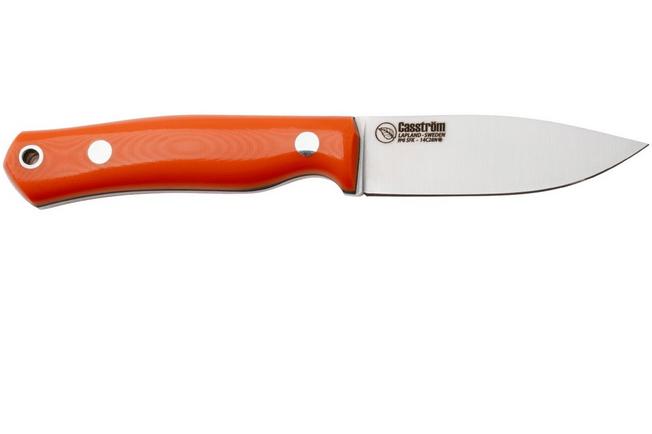 Afbeelding voor Casström No. 8 SFK Flat 12830 No.8 SFK, Orange G10, bushcraftmes