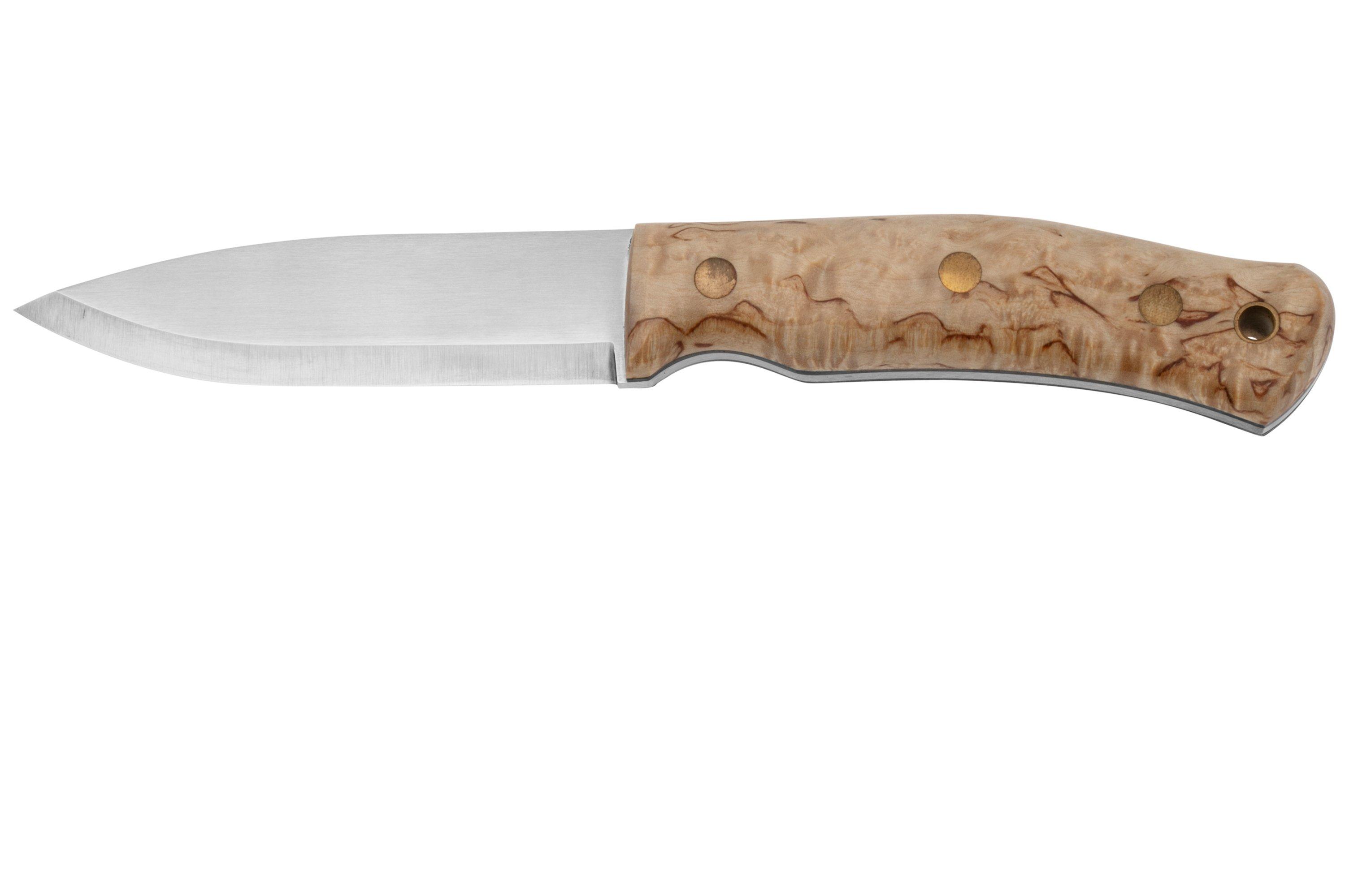 Casström No. 10 Swedish Forest Knife Curly Birch, K720 Scandi Grind