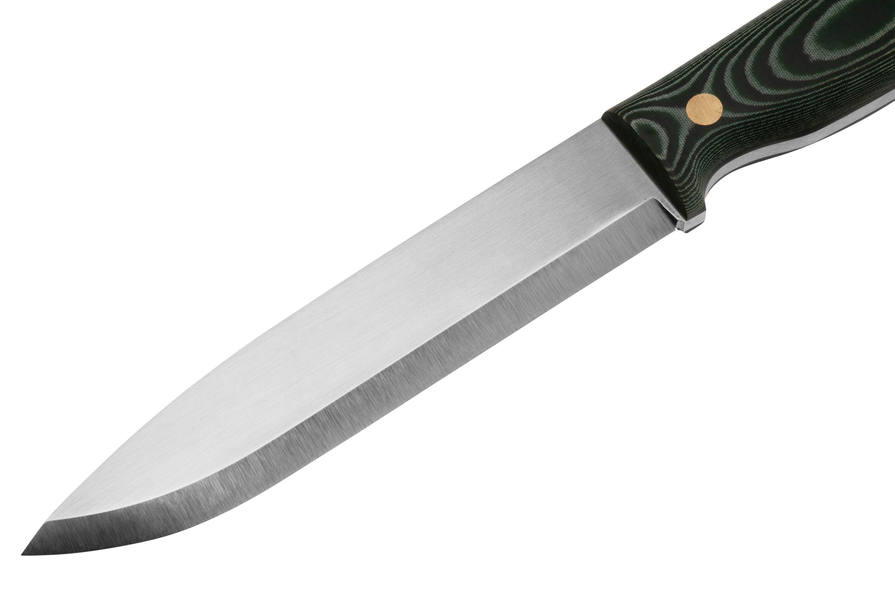 Casström No. 14 SFK 13423 Green Micarta with firesteel, bushcraft knife ...