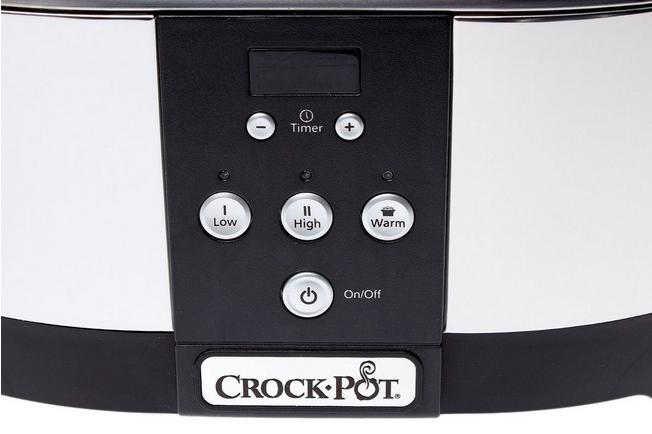 Crock-Pot CR605 Premium olla de cocción lenta, 5,7L