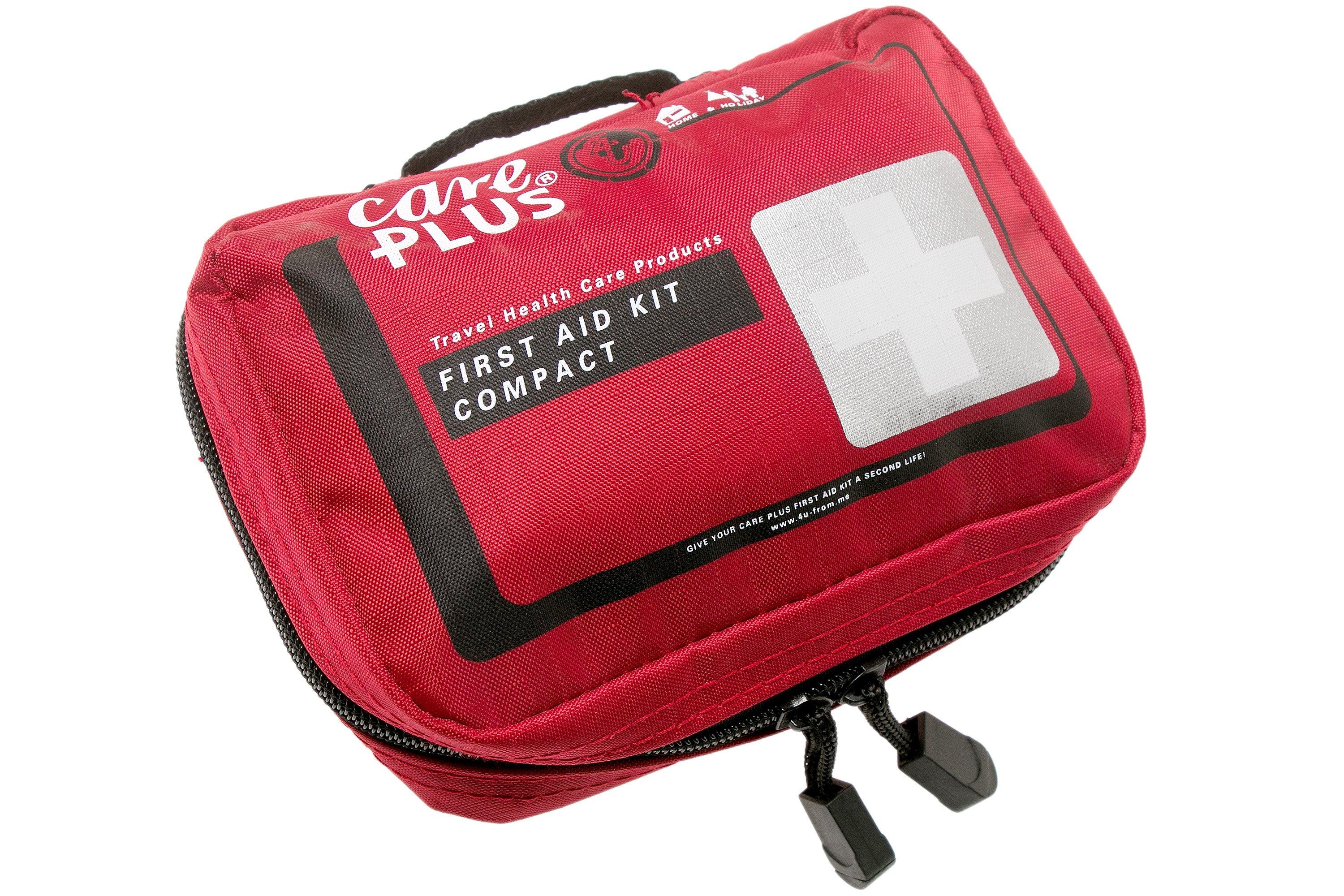 Compact First Aid Kit (228pcs) Designed for Family Emergency Care.  Waterproof EVA Case and Bag is Ideal for The Car, Home, Boat, School,  Camping