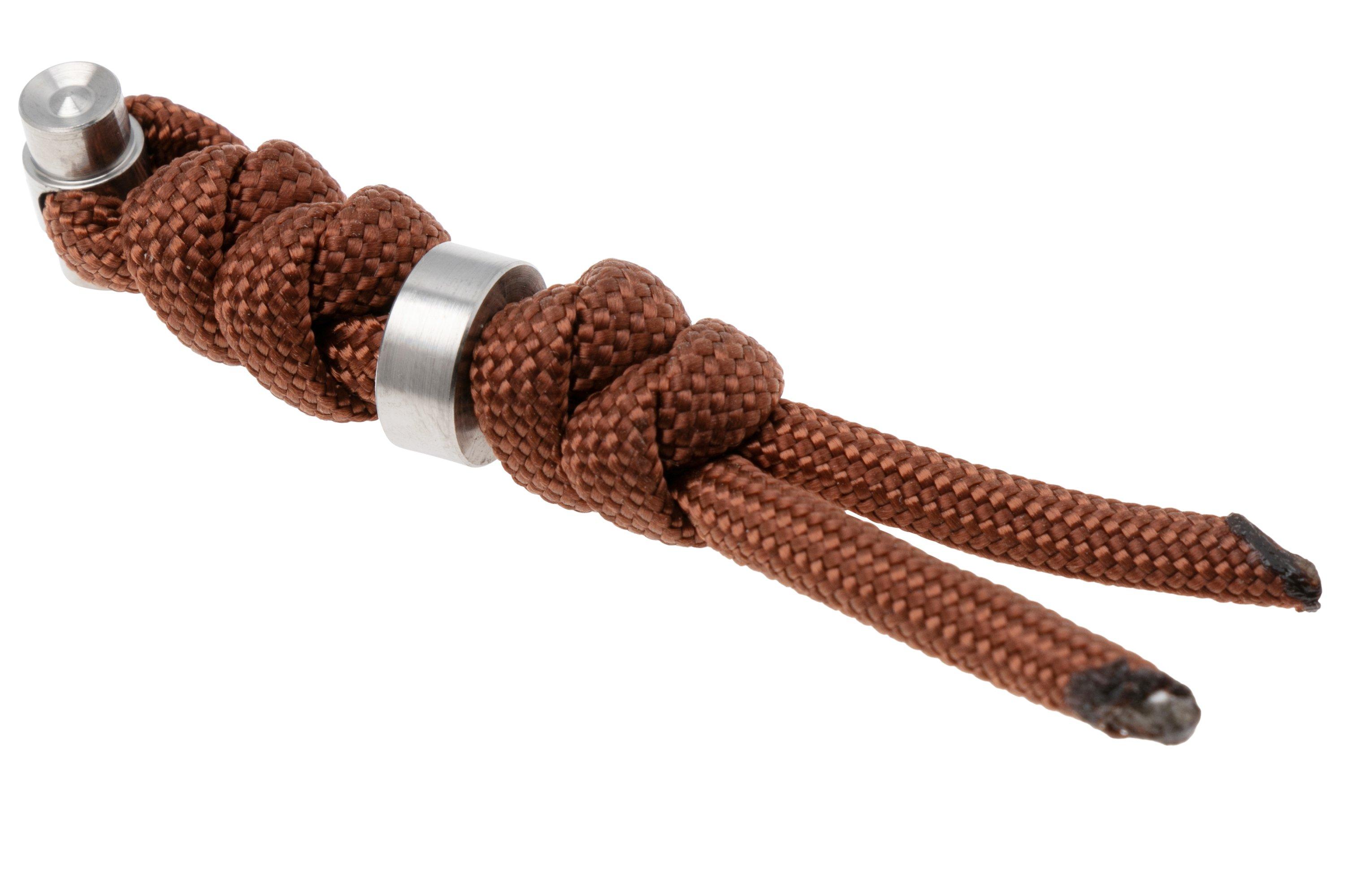 Chris Reeve Large Sebenza/Umnumzaan Lanyard with bead rust/silver COM ...