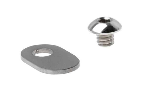 Afbeelding voor Chris Reeve Pocket Clip Insert Small Sebenza S21/S31 & Ti-Lock CRK-5037 Glass Blasted Titanium