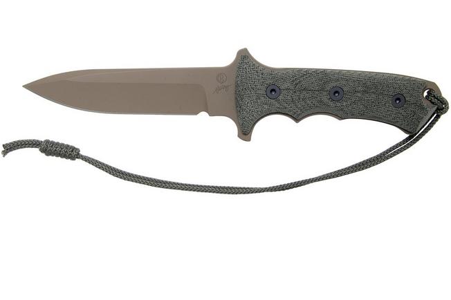 Image for Chris Reeve Green Beret 5,5 inch Flat Dark Earth GB5-1002 survival knife, non serrated
