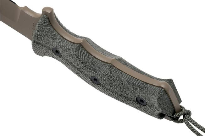 Image for Chris Reeve Green Beret 5,5 inch Flat Dark Earth GB5-1002 survival knife, non serrated