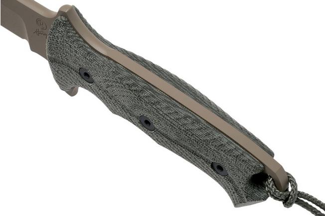 Image for Chris Reeve Green Beret 5,5 inch Flat Dark Earth GB5-1002 survival knife, non serrated