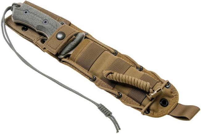 Image for Chris Reeve Green Beret 5,5 inch Flat Dark Earth GB5-1002 survival knife, non serrated