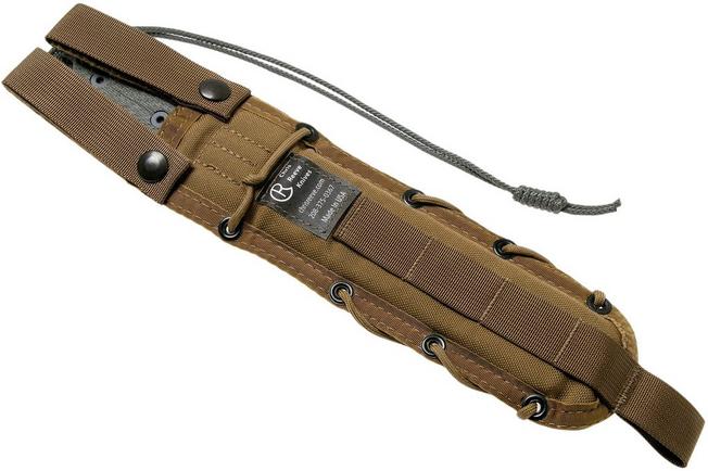 Image for Chris Reeve Green Beret 5,5 inch Flat Dark Earth GB5-1002 survival knife, non serrated