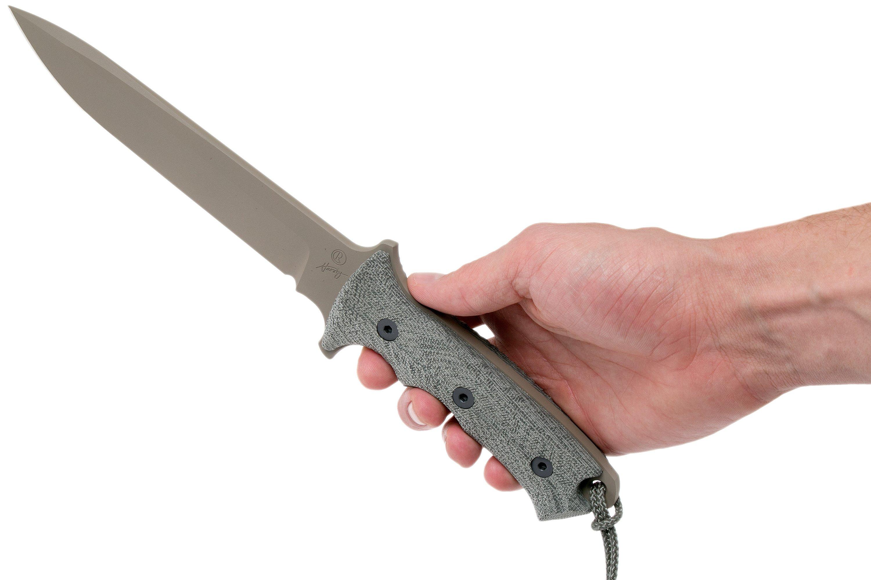 Chris Reeve Green Beret 7 inch Flat Dark Earth GB71002 survival knife