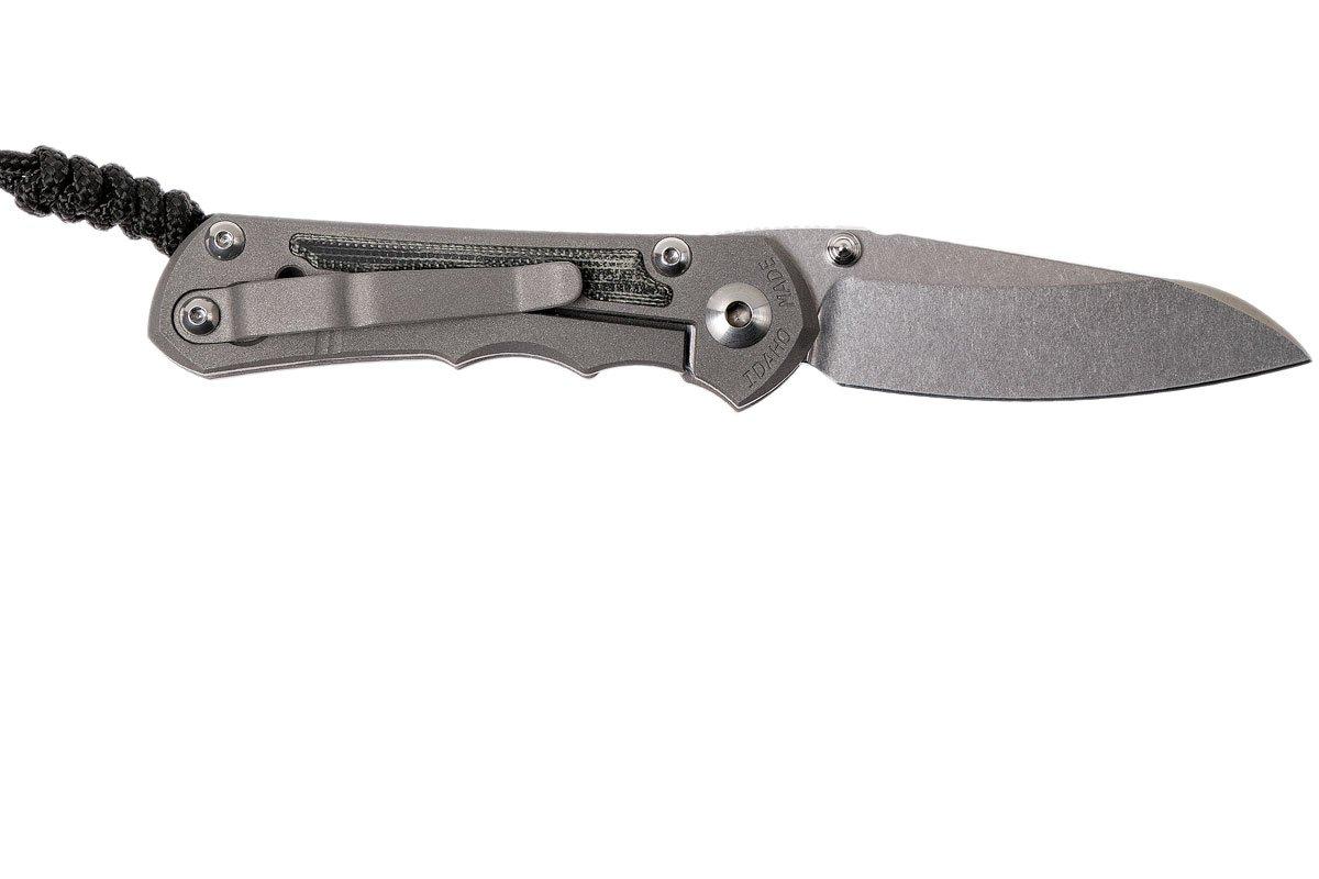Chris Reeve Small Inkosi Insingo Black Micarta Inlays SIN-1028 pocket ...