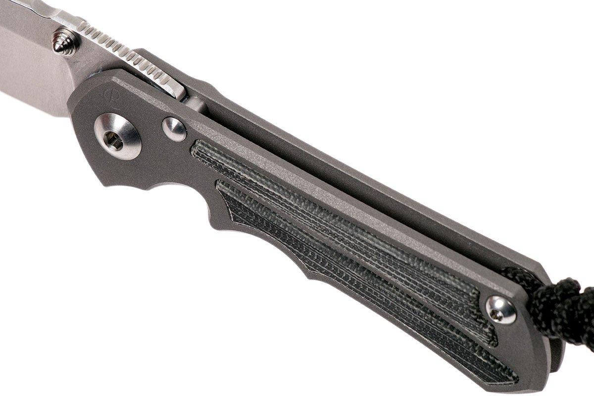 Chris Reeve Small Inkosi Insingo Black Micarta Inlays SIN-1028 pocket ...