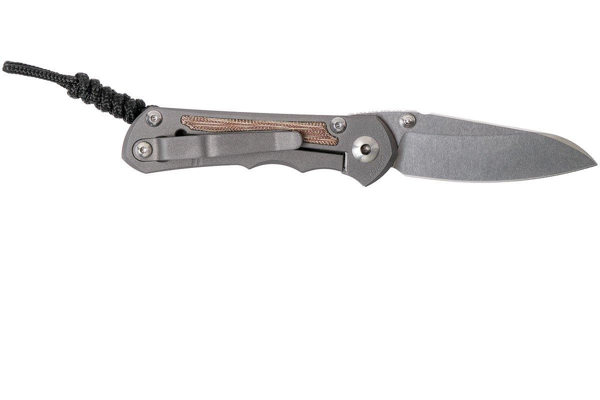 Chris Reeve Small Inkosi Insingo Natural Micarta Inlays SIN-1030 ...