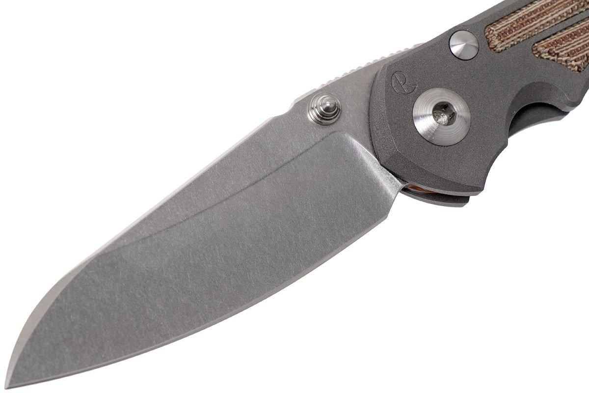 Chris Reeve Small Inkosi Insingo Natural Micarta Inlays SIN-1030 pocket ...