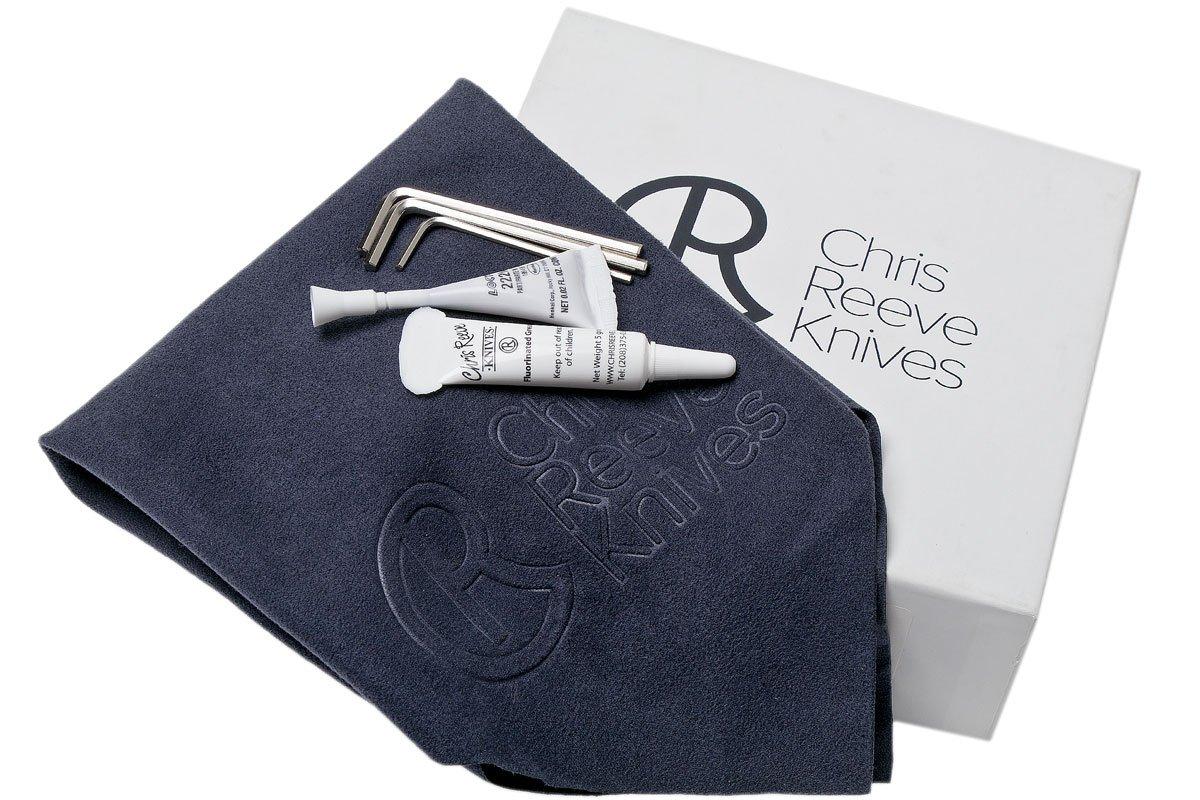 Chris Reeve Inkosi Small Natural Micarta Inlays Insingo couteau ...