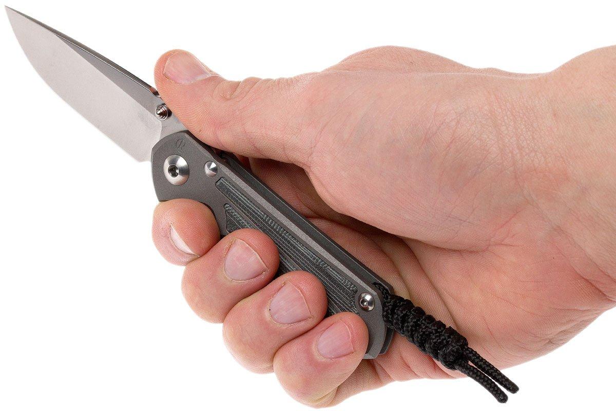 Chris Reeve Small Inkosi Black Micarta Inlays SIN-1012 navalha ...