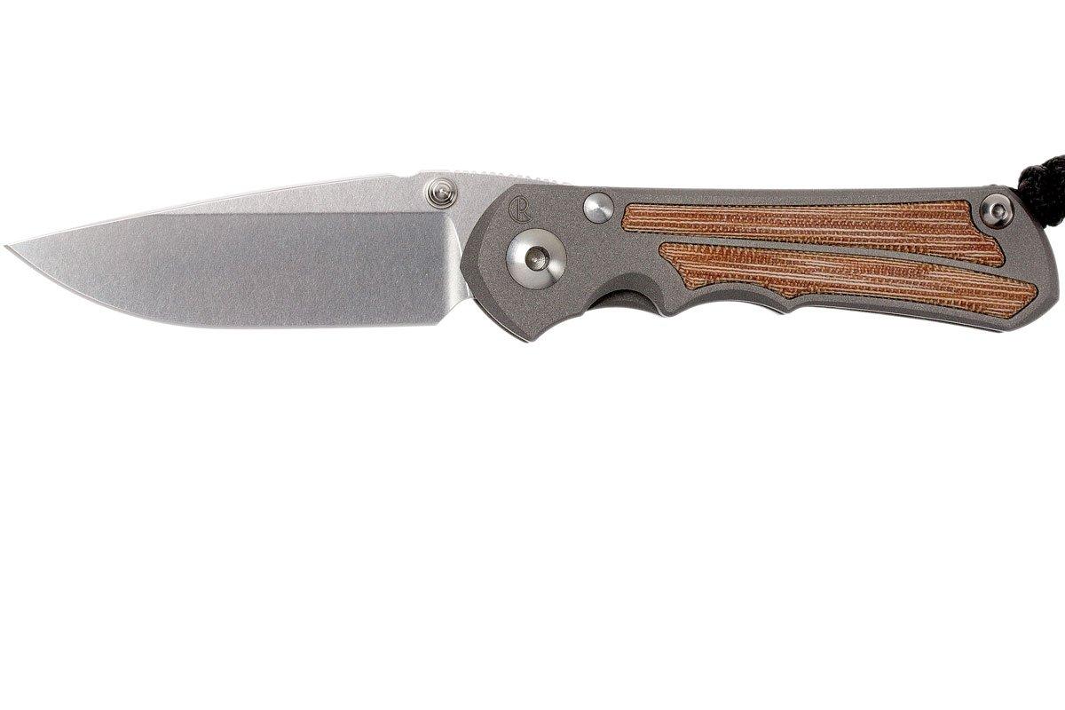 Chris Reeve Small Inkosi Natural Micarta Inlays SIN-1014 navalha ...