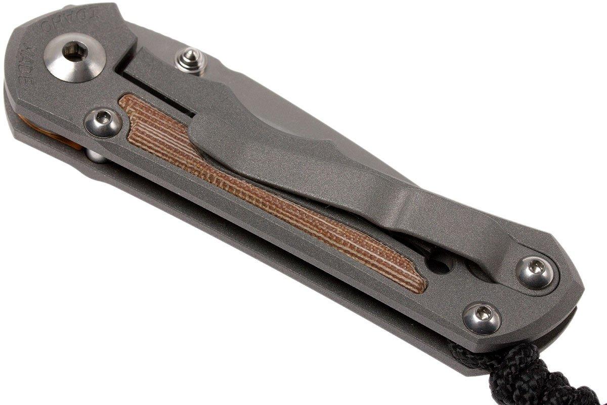 Chris Reeve Small Inkosi Natural Micarta Inlays SIN-1014 coltello da ...