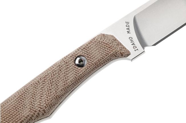 Afbeelding voor Chris Reeve Inyoni INY-1001, Stonewashed CPM MagnaCut, Natural Brown Canvas Micarta jachtmes