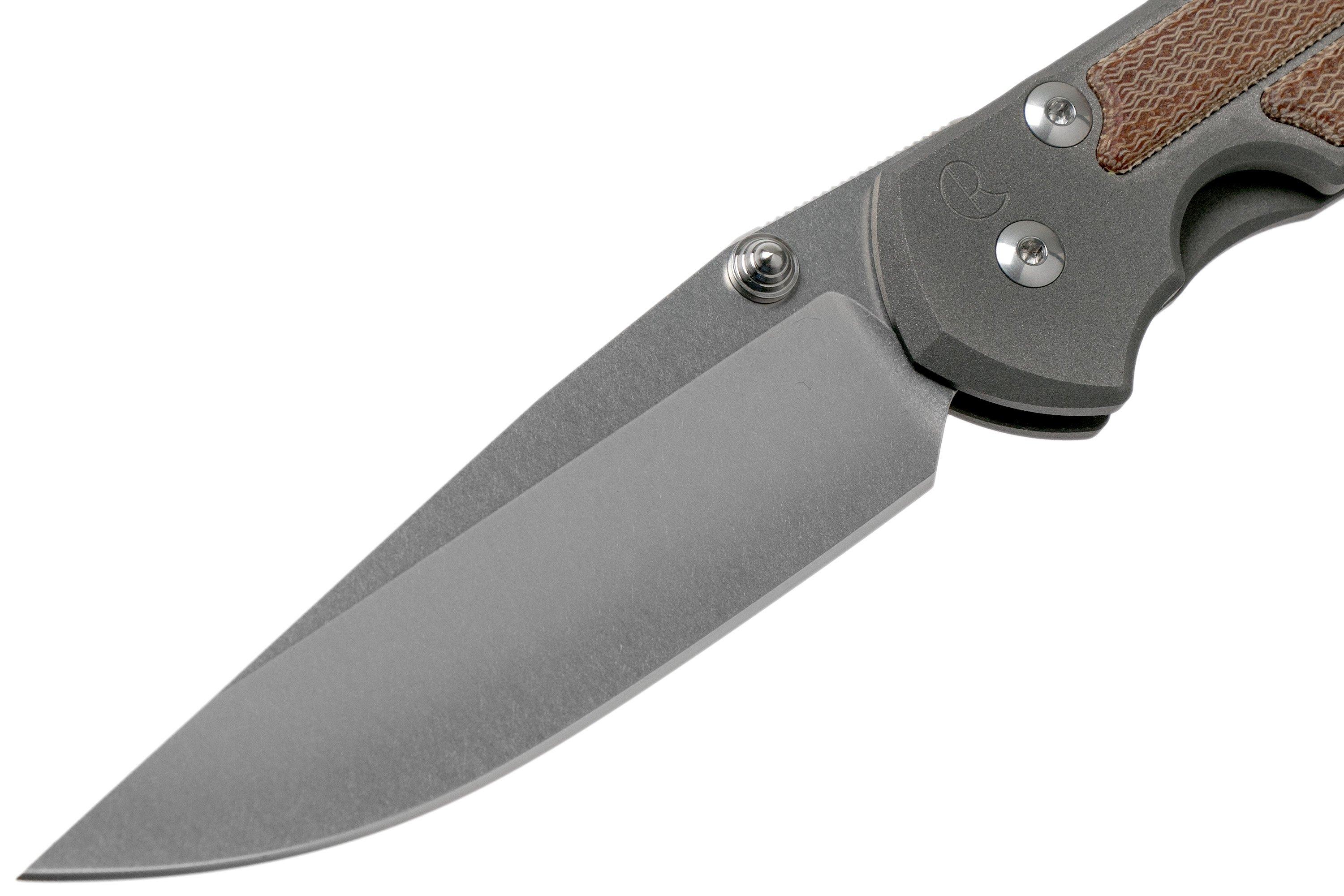 Chris Reeve Large Sebenza 21 Natural micarta inlay L21-1262 pocket ...