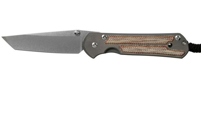 Bild für Chris Reeve Large Sebenza 21 Inlay Micarta Canvas Natural Tanto
