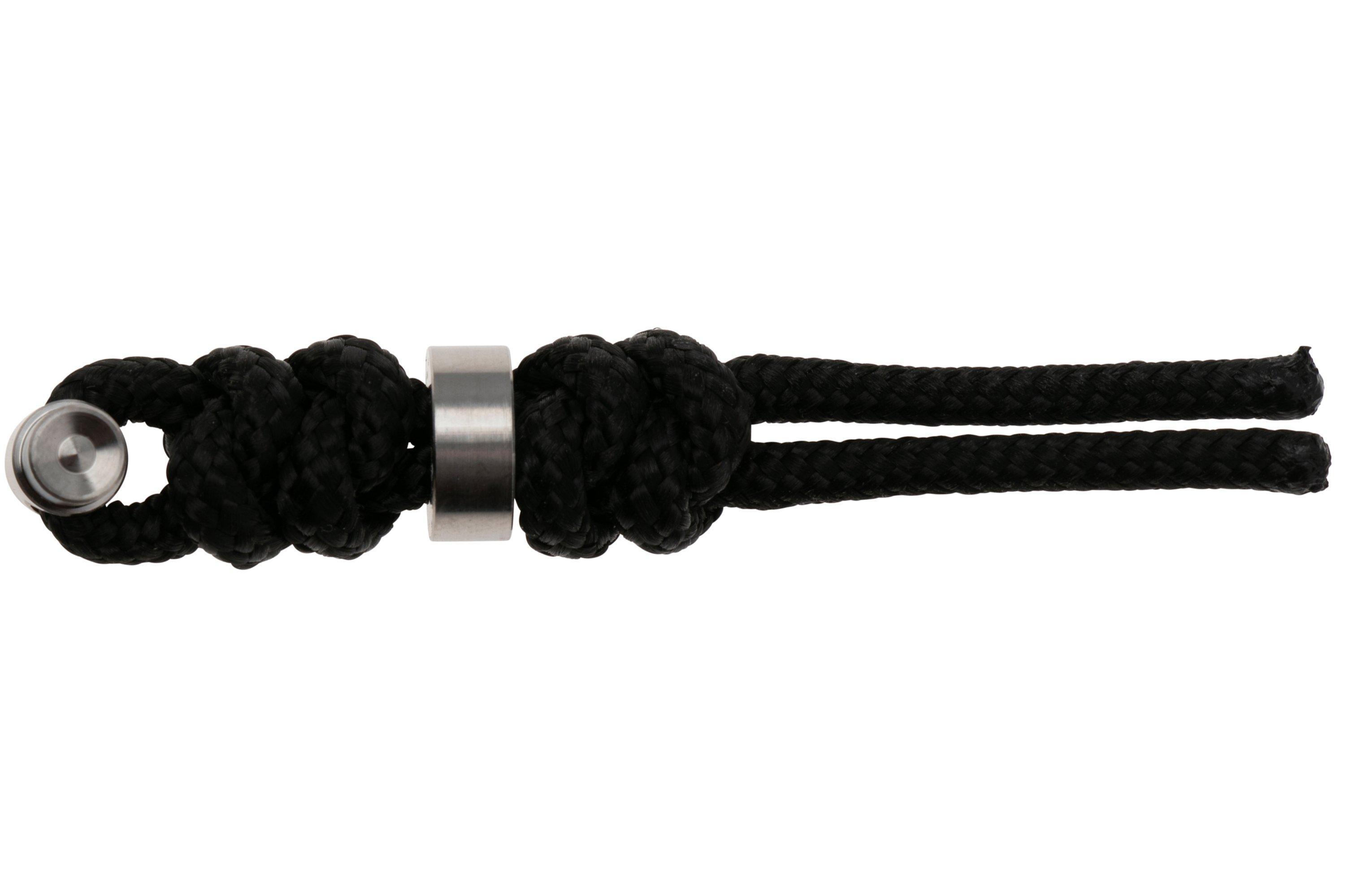 Chris Reeve Large Sebenza/Umnumzaan Lanyard com conta preto/prateado ...