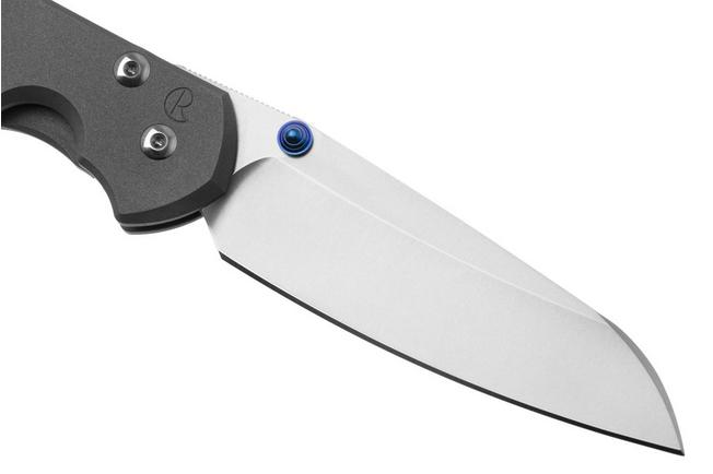 Afbeelding voor Chris Reeve Large Sebenza 31, L31-1009, Stonewashed CPM MagnaCut Insingo, Sandblasted Grey Titanium, linkshandig zakmes