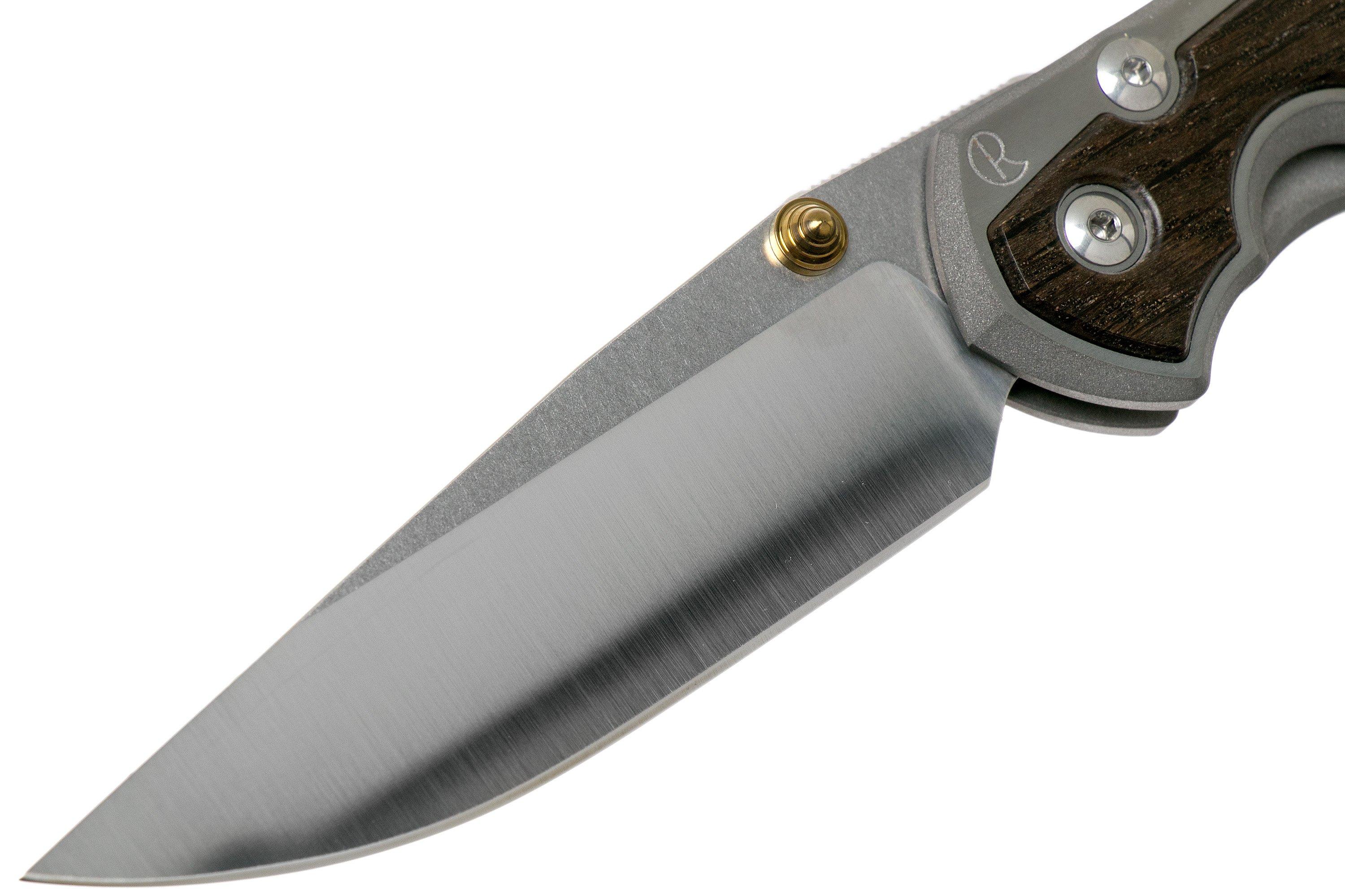 Chris Reeve Sebenza 31 Large Bog Oak inlay L311100 pocket knife