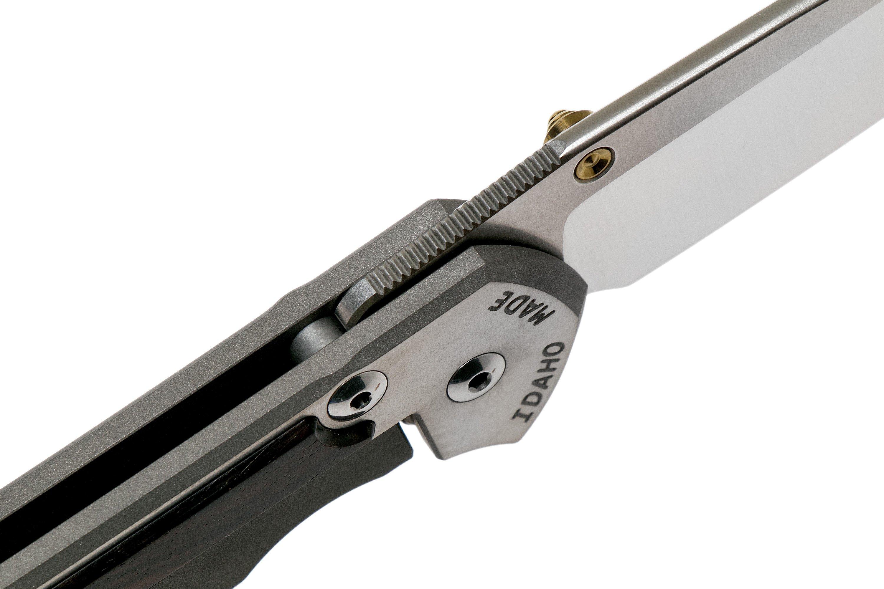 Chris Reeve Sebenza 31 Large Macassar Ebony inlay L31-1116 zakmes ...