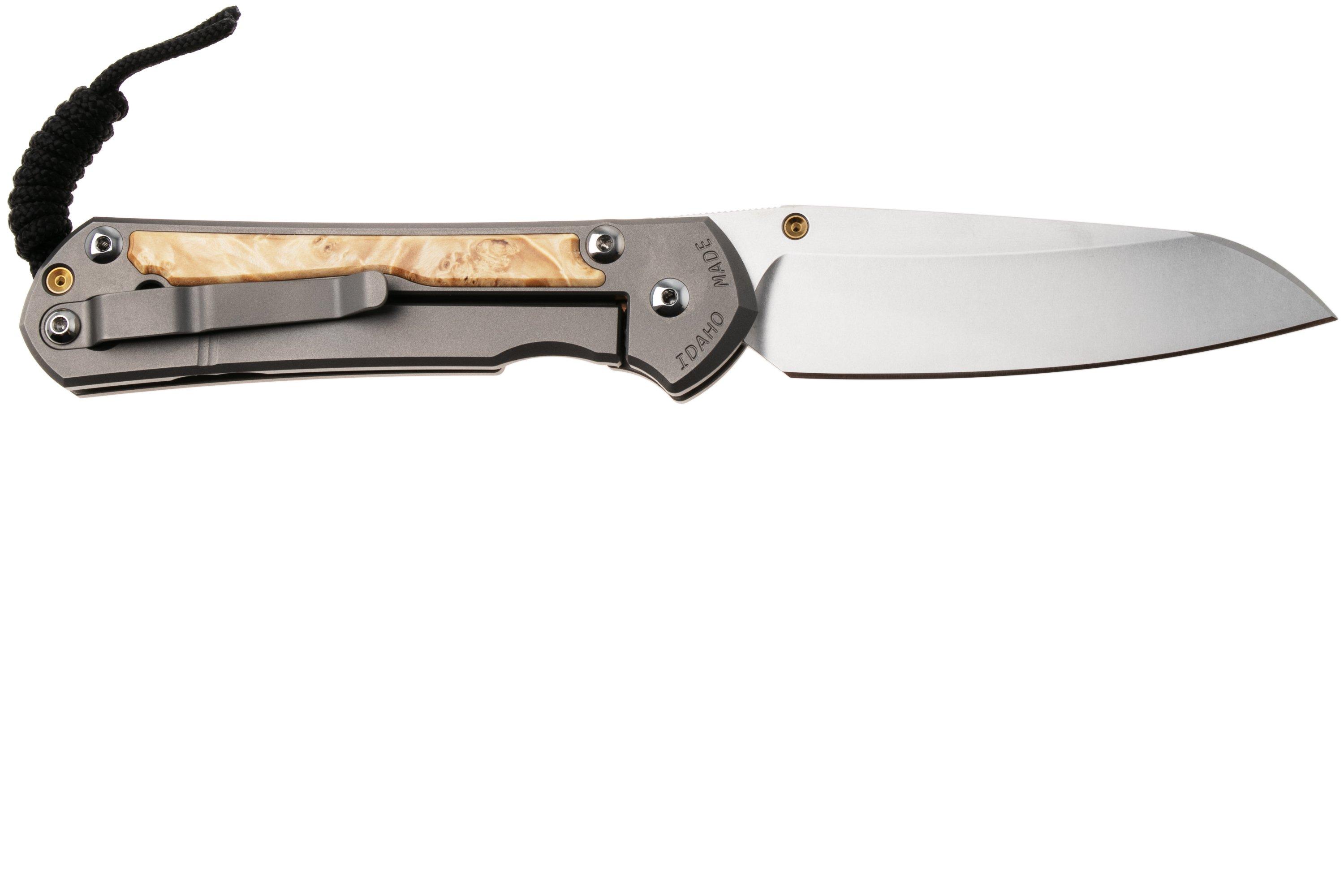 Chris Reeve Large Sebenza 31, L31-1126, Stonewashed CPM MagnaCut ...