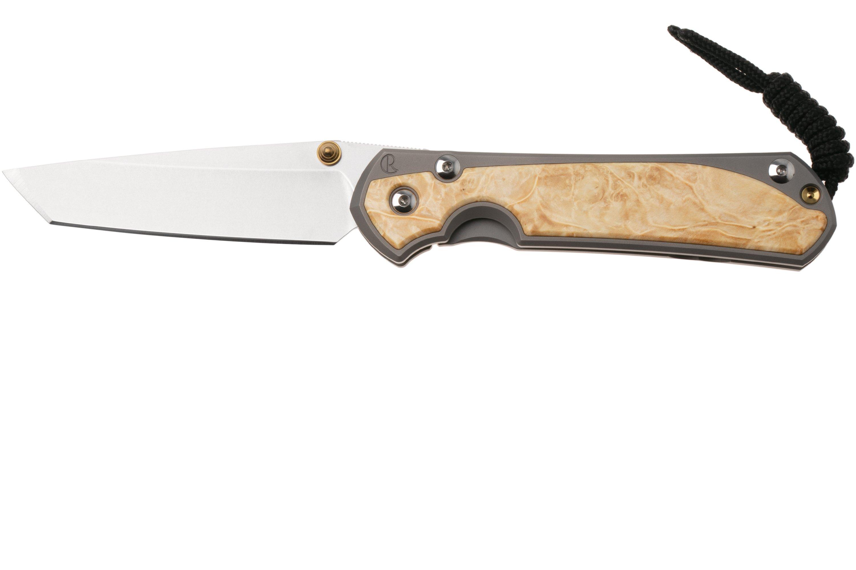 Chris Reeve Large Sebenza 31, L31-1132, Stonewashed CPM MagnaCut Tanto ...