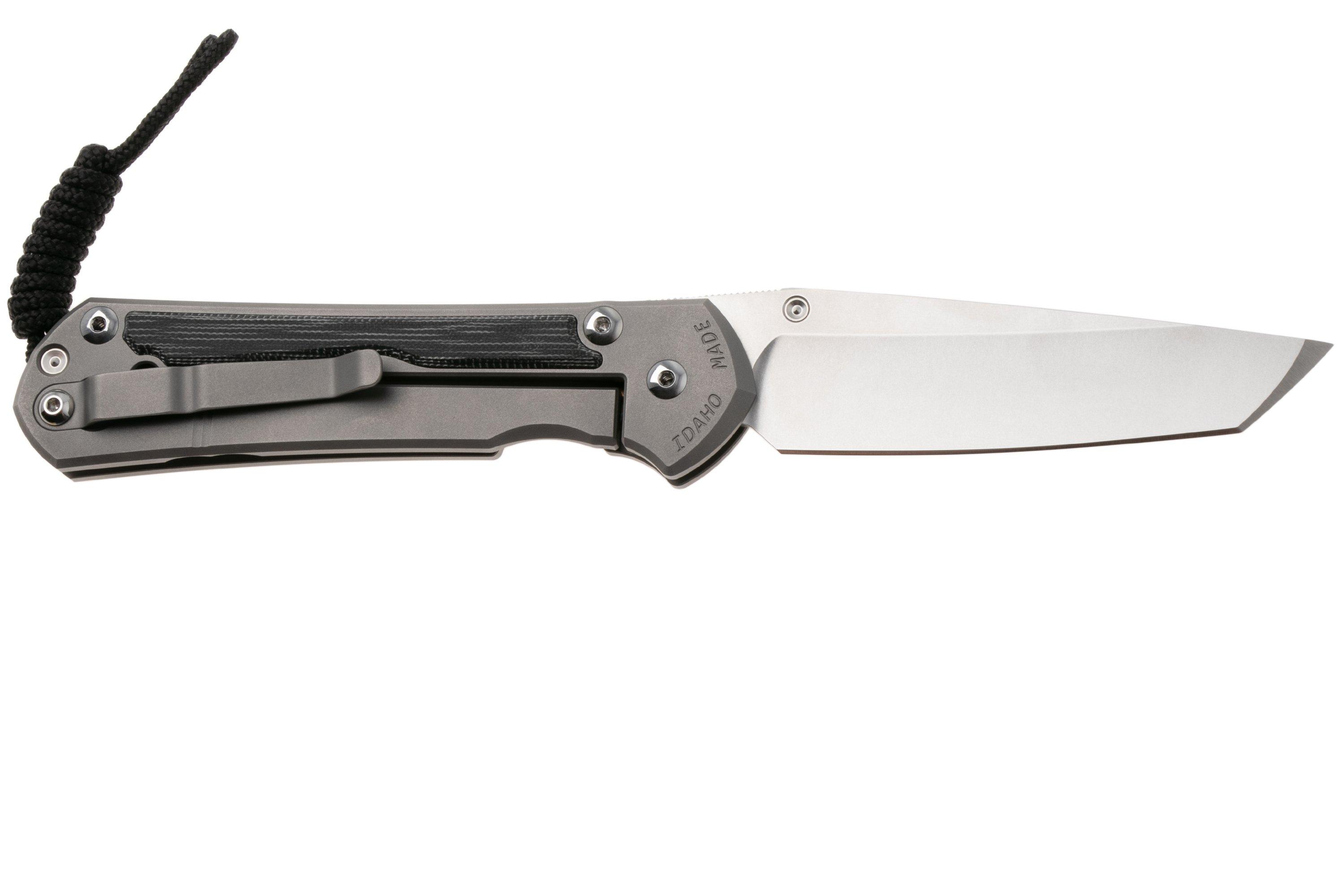 Chris Reeve Large Sebenza 31, L31-1232, Stonewashed MagnaCut Tanto ...