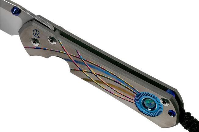 Bild für Chris Reeve Large Sebenza 31 Unique Graphics Cabochon Drop Point L31-1400-20-B Triple Mosaic Opal Taschenmesser