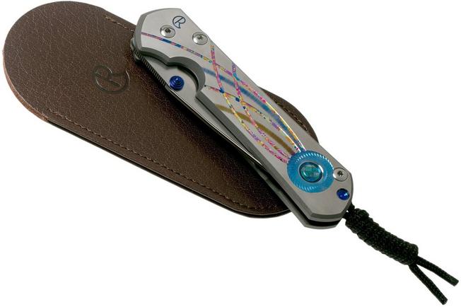 Bild für Chris Reeve Large Sebenza 31 Unique Graphics Cabochon Drop Point L31-1400-20-B Triple Mosaic Opal Taschenmesser
