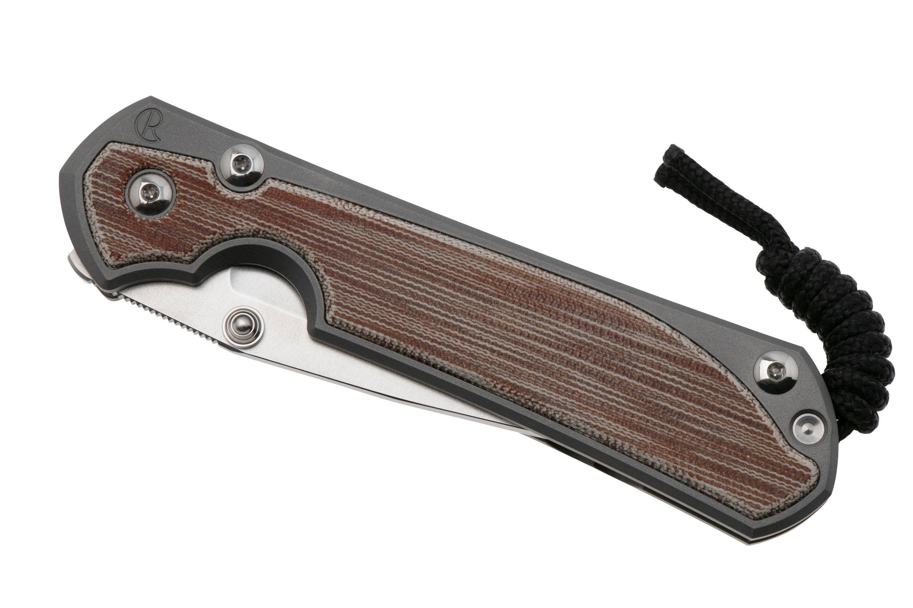 Chris Reeve Large Sebenza 31, L31-1660, Stonewashed CPM MagnaCut, Glass ...