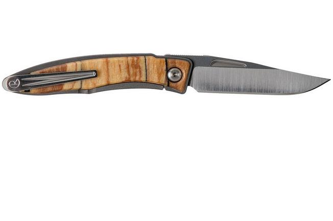 Image for Chris Reeve Mnandi Spalted Beech MNA-1024 gentleman's knife