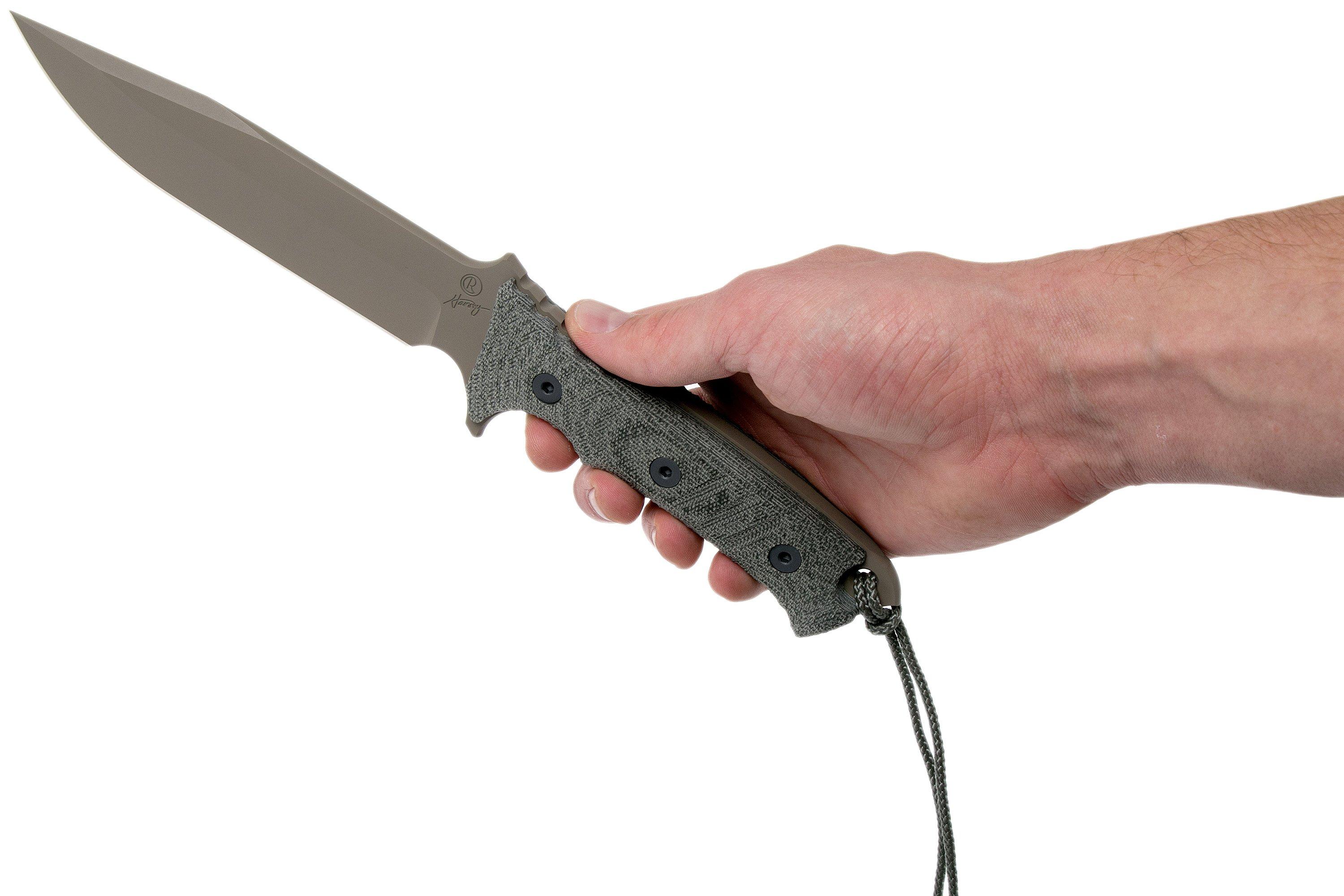 Chris Reeve Pacific Flat Dark Earth PAC1004 cuchillo de supervivencia