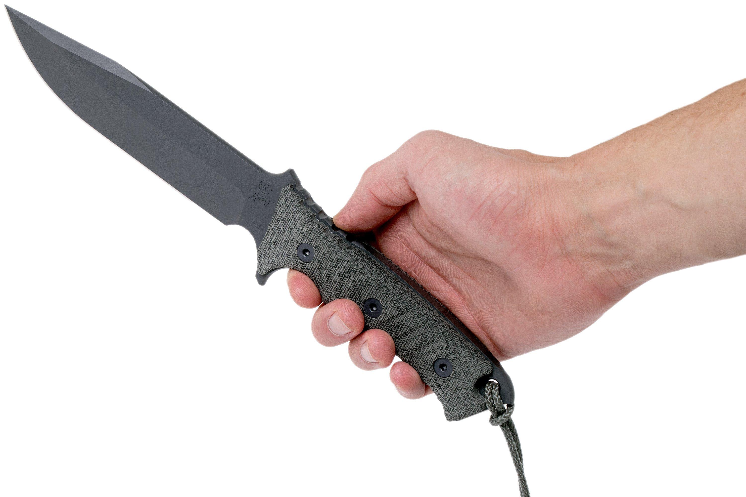 Chris Reeve Pacific Black PAC-1000 survival knife, non serrated ...