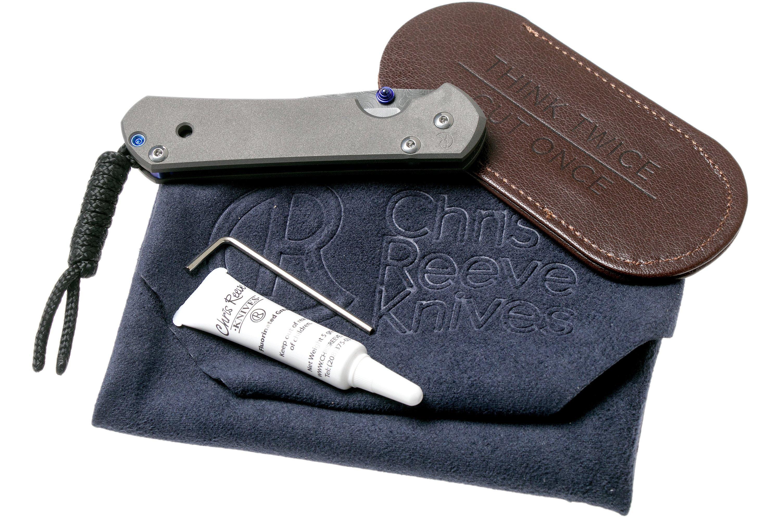 Chris Reeve Small Sebenza 21 Raindrop Damascus S21-1006 pocket knife ...