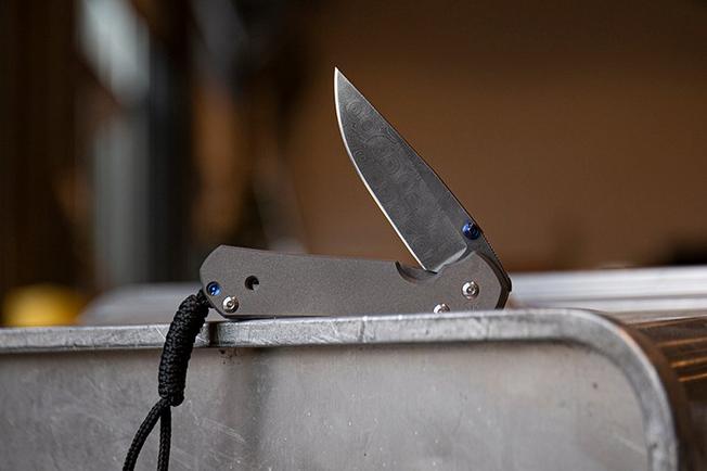 Image for Chris Reeve Small Sebenza 21 Raindrop Damascus S21-1006 pocket knife