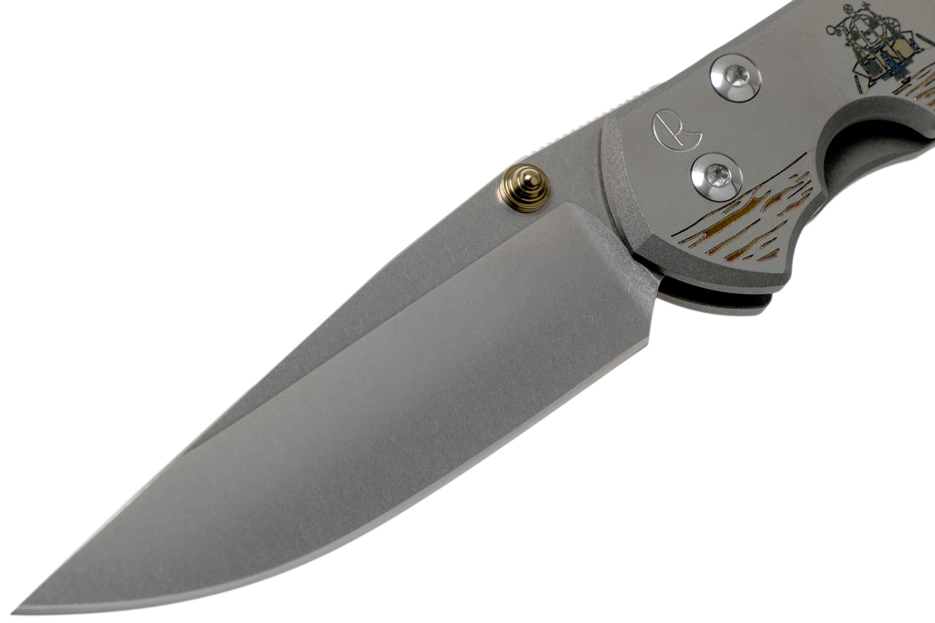 Chris Reeve Knives Small Sebenza 21 CGG Lunar Landing S211260 pocket