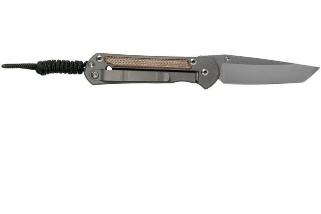 Bild für Chris Reeve Small Sebenza 21 Inlay Micarta Canvas Natural Tanto
