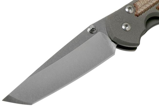 Bild für Chris Reeve Small Sebenza 21 Inlay Micarta Canvas Natural Tanto