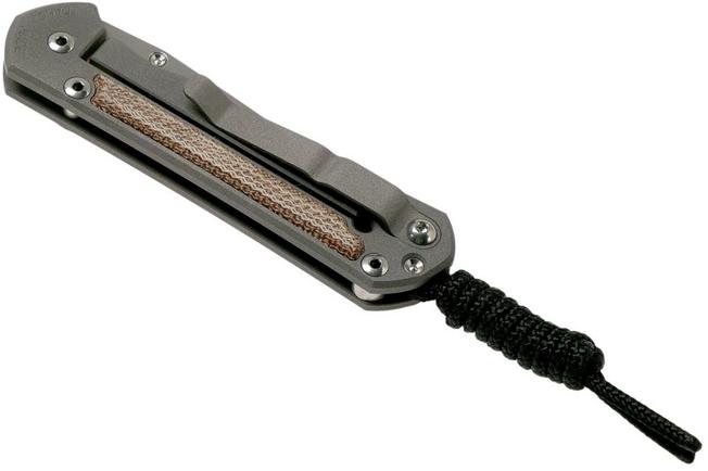 Bild für Chris Reeve Small Sebenza 21 Inlay Micarta Canvas Natural Tanto