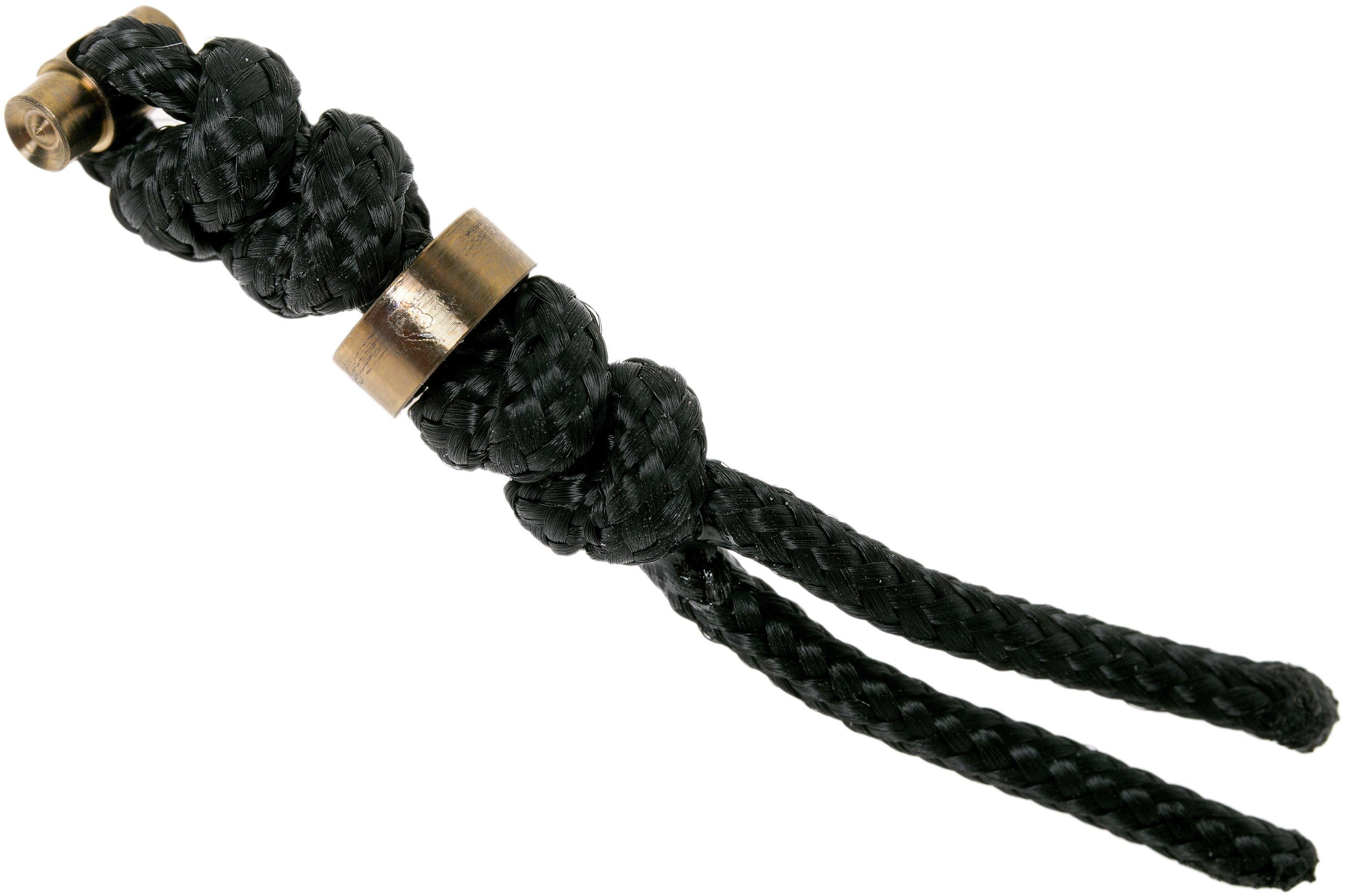 Chris Reeve Small Sebenza Lanyard with bead black/gold S317007